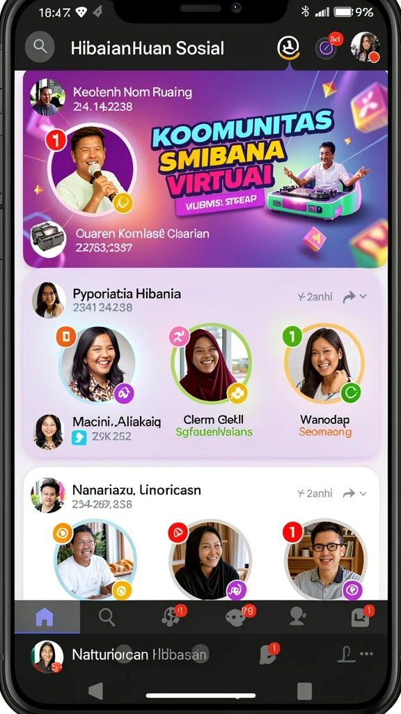 Tampilan antarmuka yang user-friendly dan menarik.