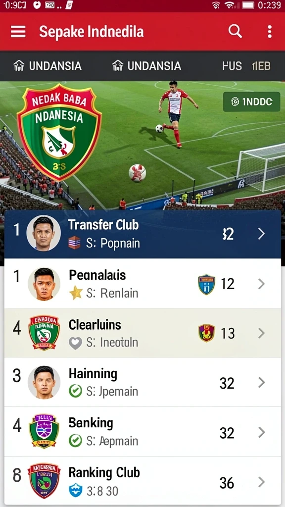 Tampilan antarmuka utama yang menarik.