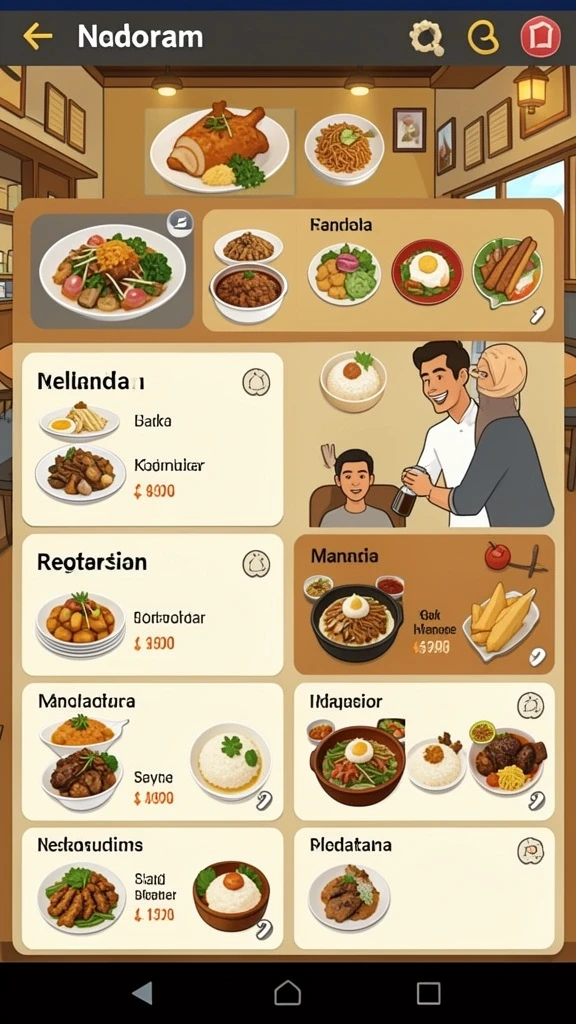 Tampilan utama 77LUCKS yang menarik dan penuh warna.