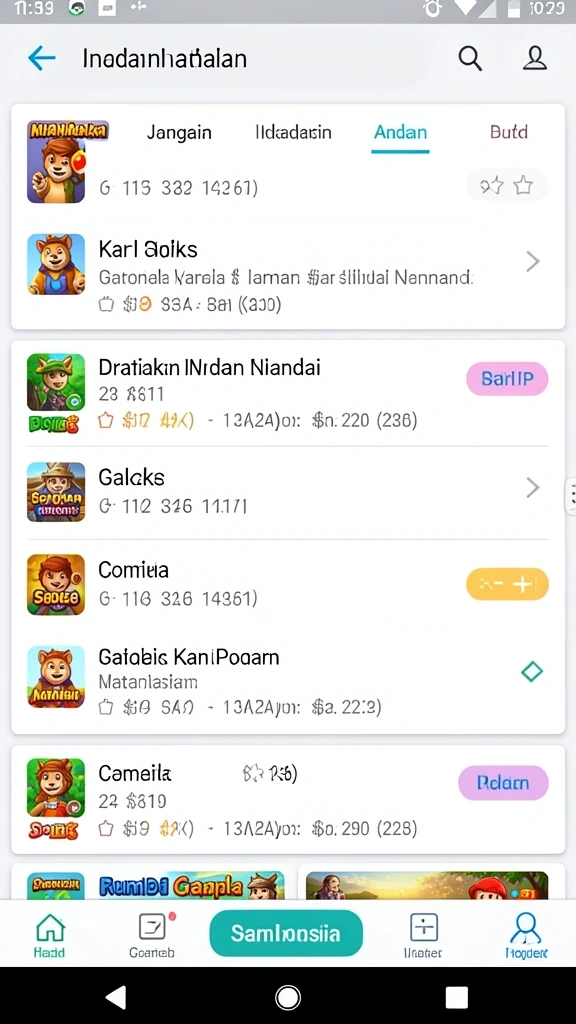 Screenshot fitur permainan slot yang seru.