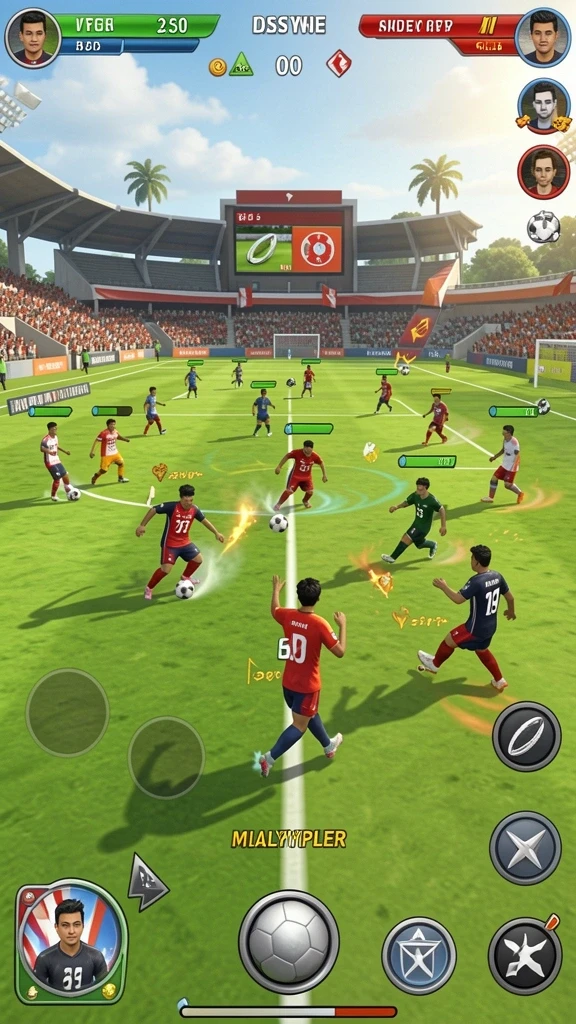 Screenshot memperlihatkan gameplay seru dengan berbagai minigame yang menarik.