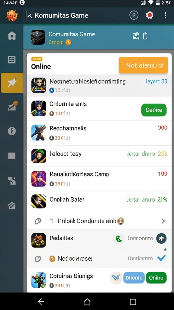 Tampilan antarmuka yang ramah pengguna dan menarik.