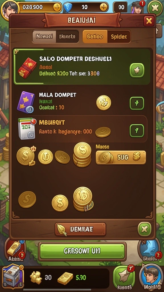 Contoh item eksklusif dalam BAGINTA168.