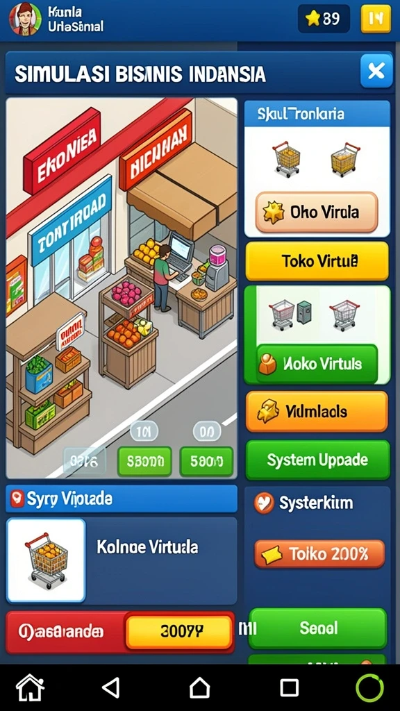 Tampilan antarmuka yang menarik pada BAHAGIA777.