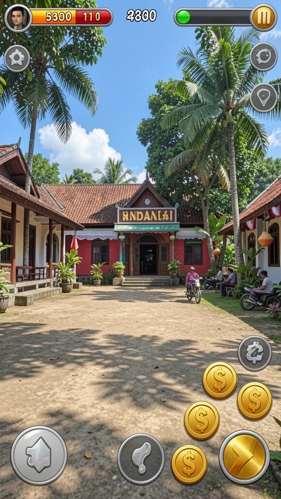 Mode permainan berbeda yang bisa dipilih sesuai keinginan.