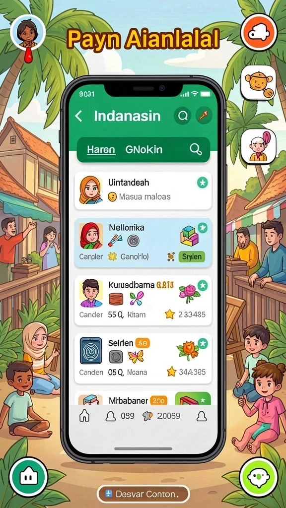 Mode permainan seru yang dapat dipilih sesuai keinginan.