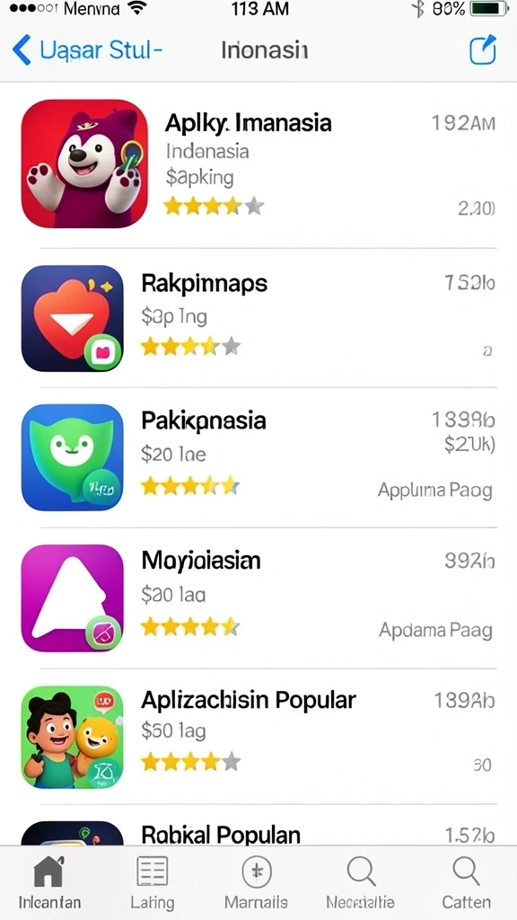 Tampilan antarmuka permainan yang intuitif.