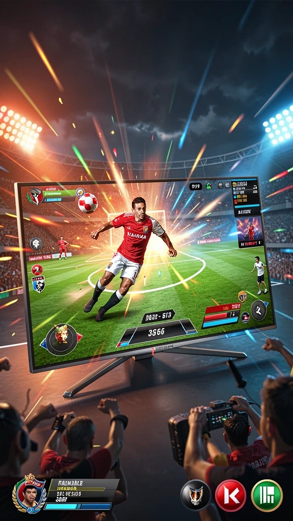 Pemandangan dunia virtual yang menakjubkan.