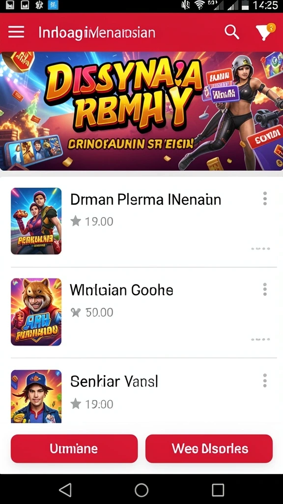 Screenshot dari mode multiplayer dengan banyak pemain.