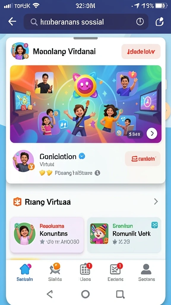 Mode permainan yang beragam untuk pengalaman lebih seru.