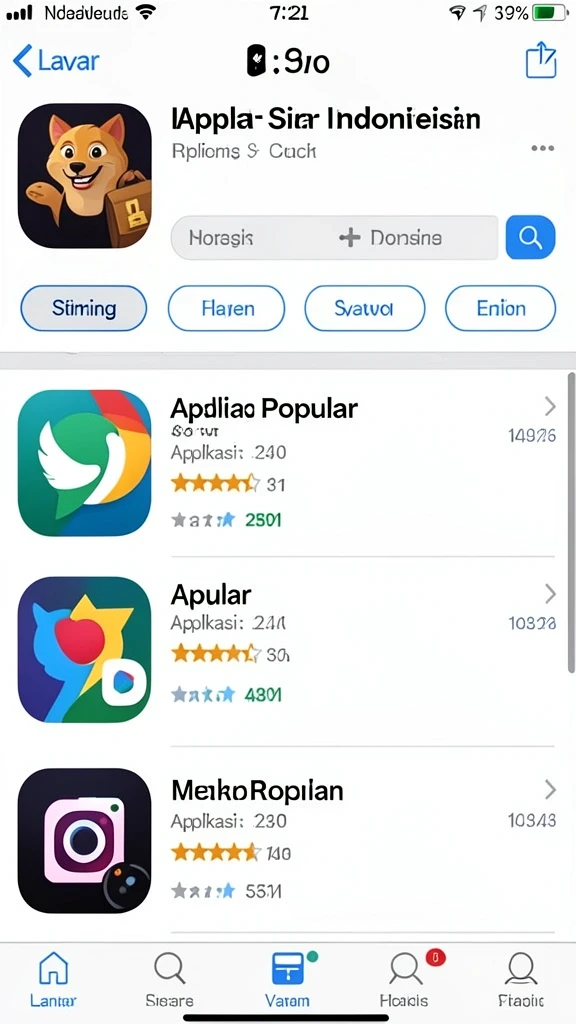 Tampilan grafis yang memukau dalam permainan.