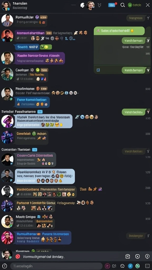 Beragam permainan slot yang penuh warna dan seru.