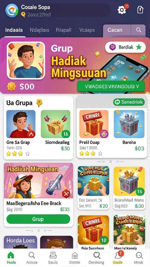 Karakter yang beragam dan dapat dikustomisasi.