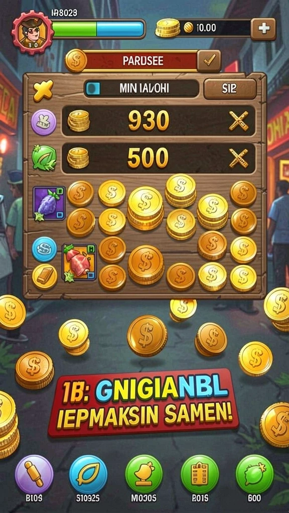 Tampilan level pertama yang memukau dan penuh warna.