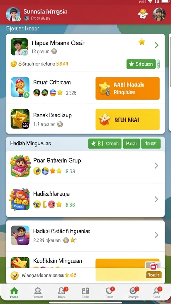 Tampilan antarmuka yang menarik dan mudah digunakan.