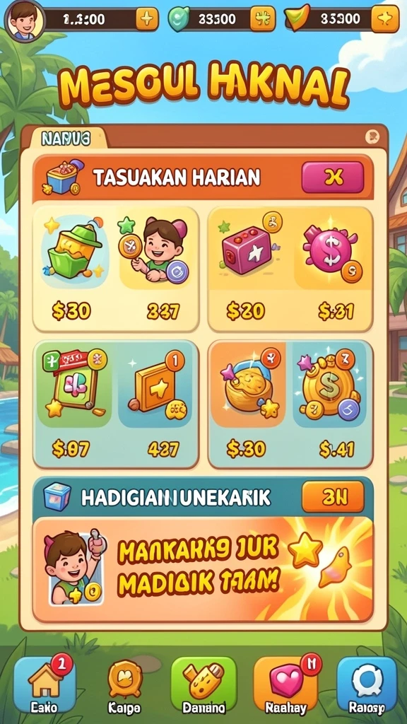 Momen seru saat menjelajahi dungeon yang penuh tantangan.