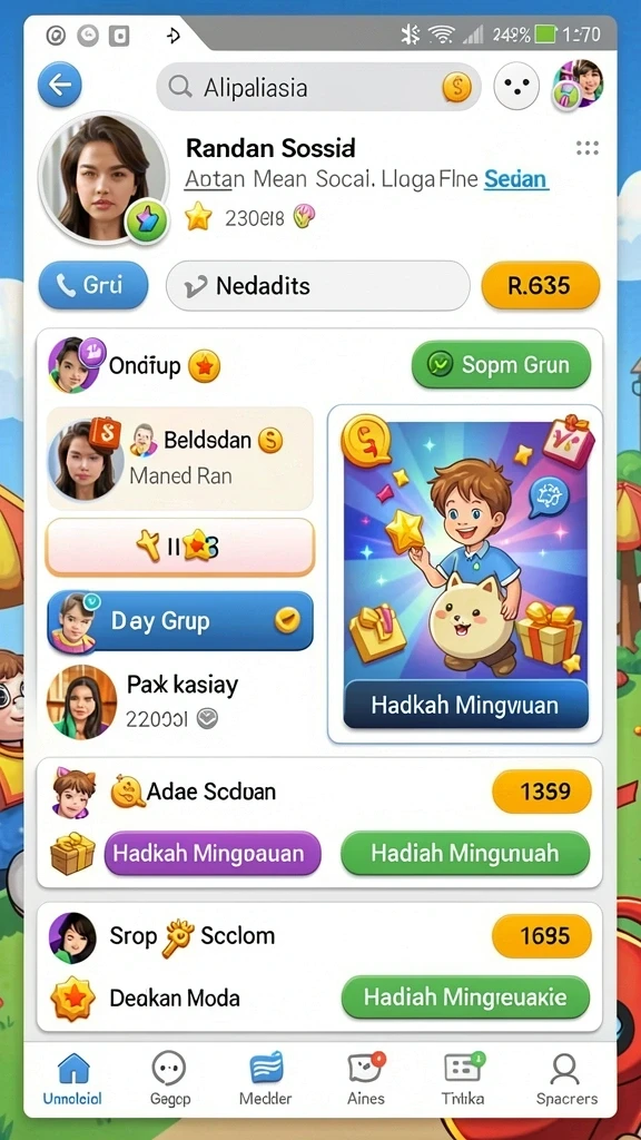 Tangkapan layar menampilkan karakter utama dalam sebuah pertempuran epik.