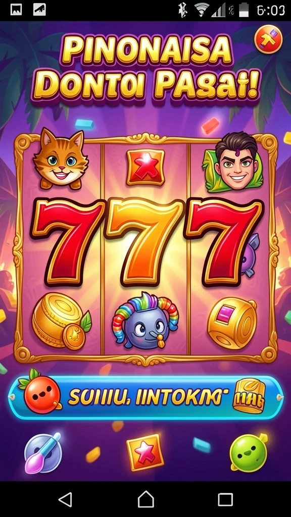 Layar gameplay yang penuh aksi dan tantangan menanti.