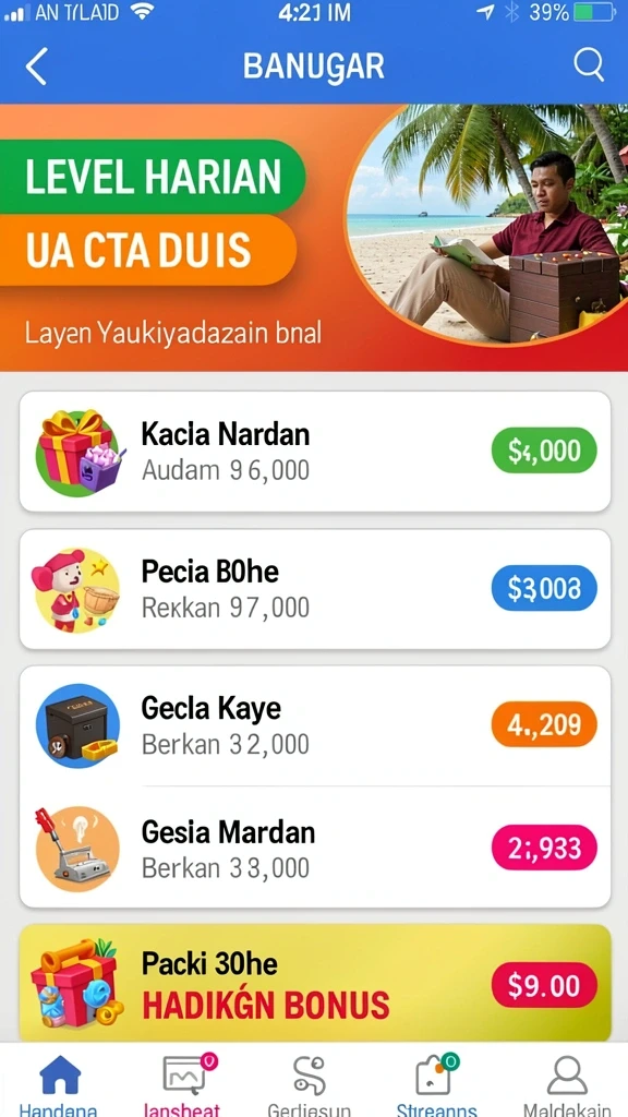 Beragam pilihan permainan slot dengan tema menarik.