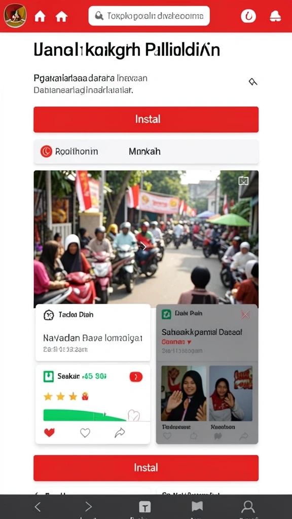 Tampilan awal yang mengesankan dan intuitif.