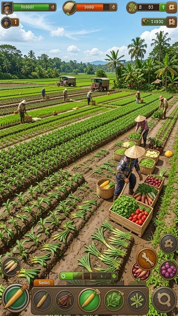 Tampilan grafis yang menarik dan penuh warna.