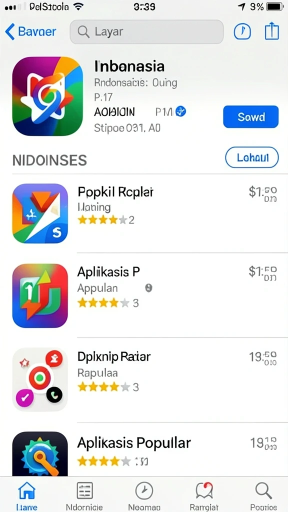 Tampilan karakter yang menarik dan beragam.