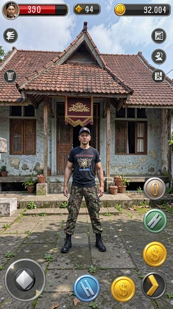 Tampilan antarmuka yang menarik dan modern.