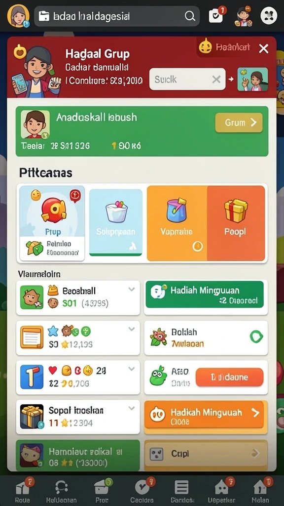 Tampilan antarmuka yang menarik dan mudah digunakan.