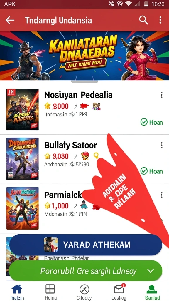 Tampilan antarmuka user-friendly yang menarik.