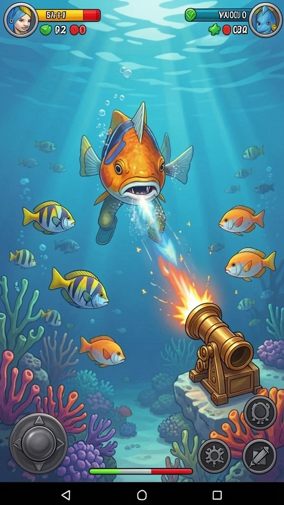 Fitur multiplayer yang memungkinkan bermain dengan teman.