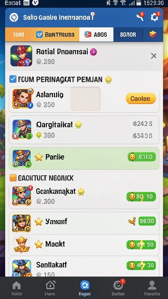 Statistik tim yang detail dan informatif.