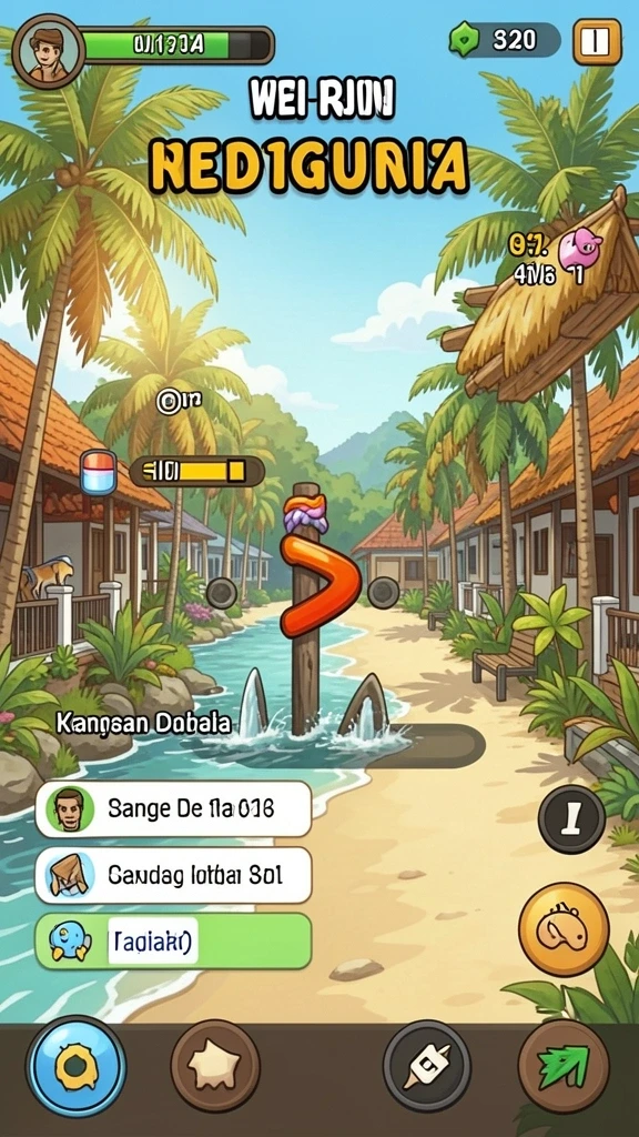 Karakter-karakter unik dengan kemampuan yang bervariasi.