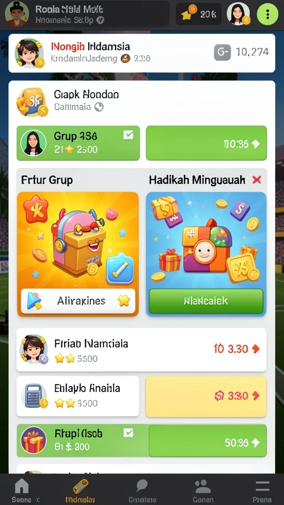 Tampilan antarmuka yang menarik dan mudah digunakan.