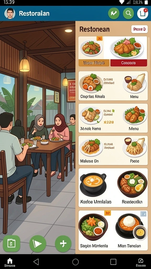 Tampilan antarmuka yang intuitif dan mudah digunakan.