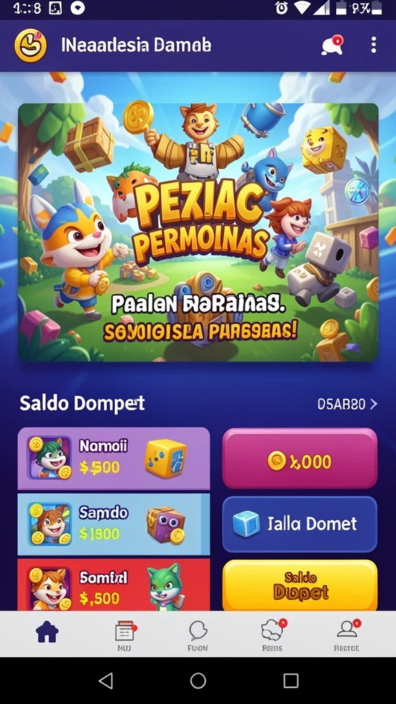 Level menantang yang membuat semangat bermain.