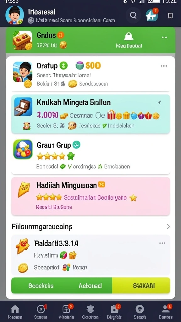 Grafis berkualitas tinggi dan menarik perhatian.