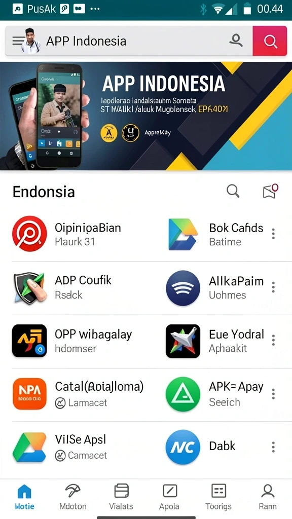 Tampilan aplikasi yang modern dan ramah pengguna.